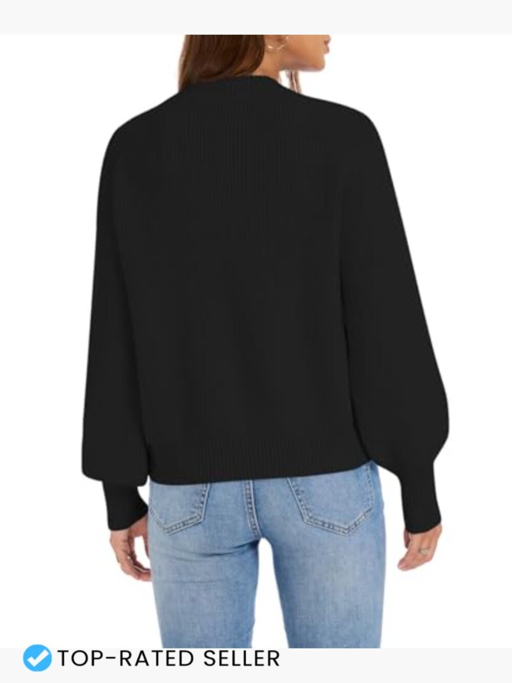 Open Front Cardigan Sweater Chunky Knit Loose Button Down Fall Outerwear - Picture 3 of 7
